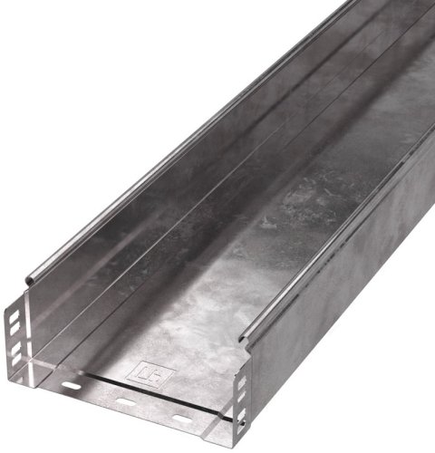 Лоток неперфорированный Промрукав Стандарт 200х100х3000 сталь 0,8мм фото Лоток неперфорированный Промрукав Стандарт 200х100х3000 сталь 0,8мм картинка